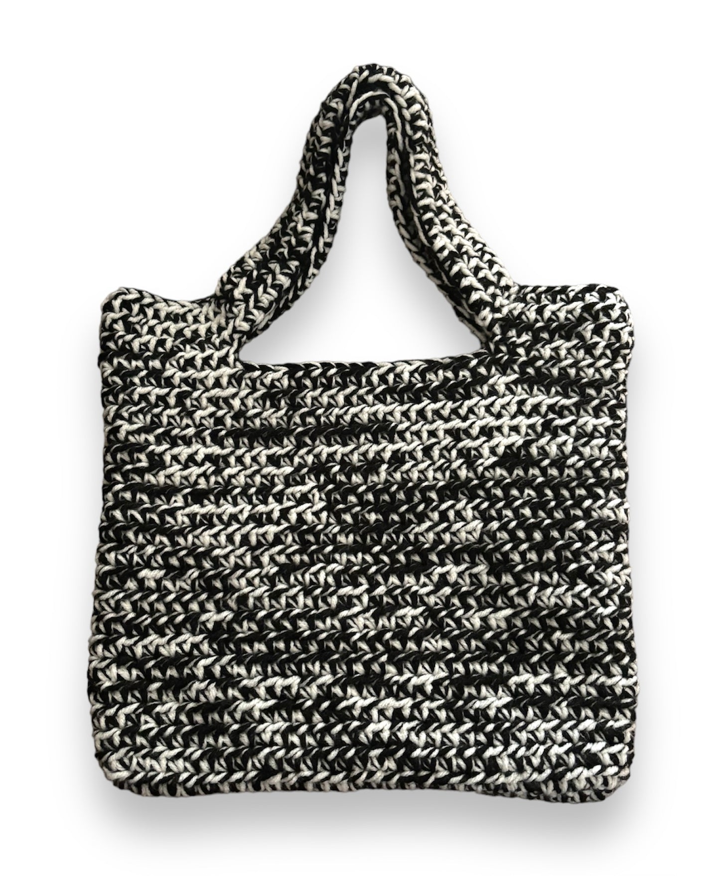 Tote Bag-Black/White