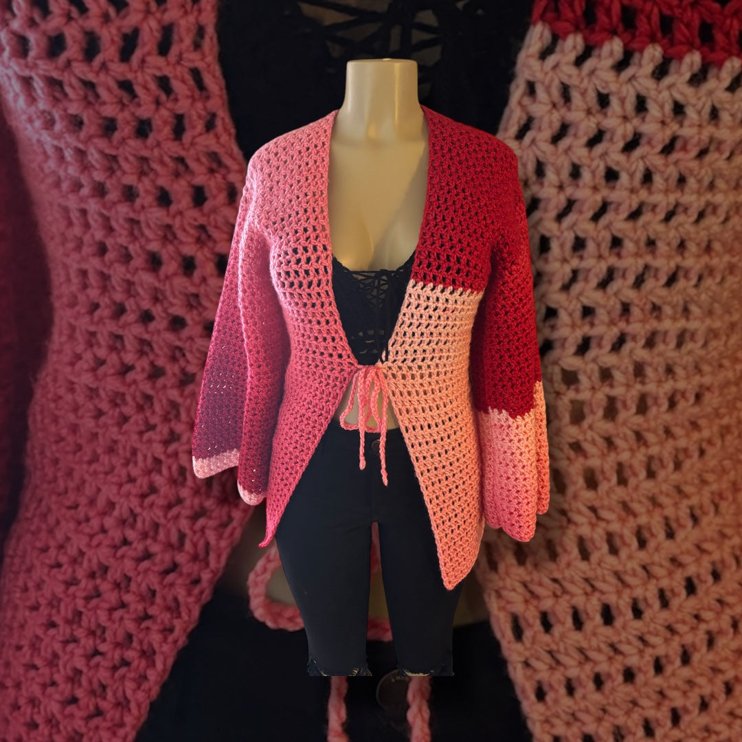 Mesh Cardigan