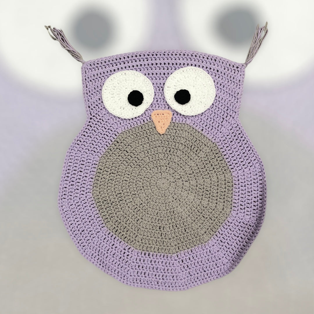 Owl Rug-Purple