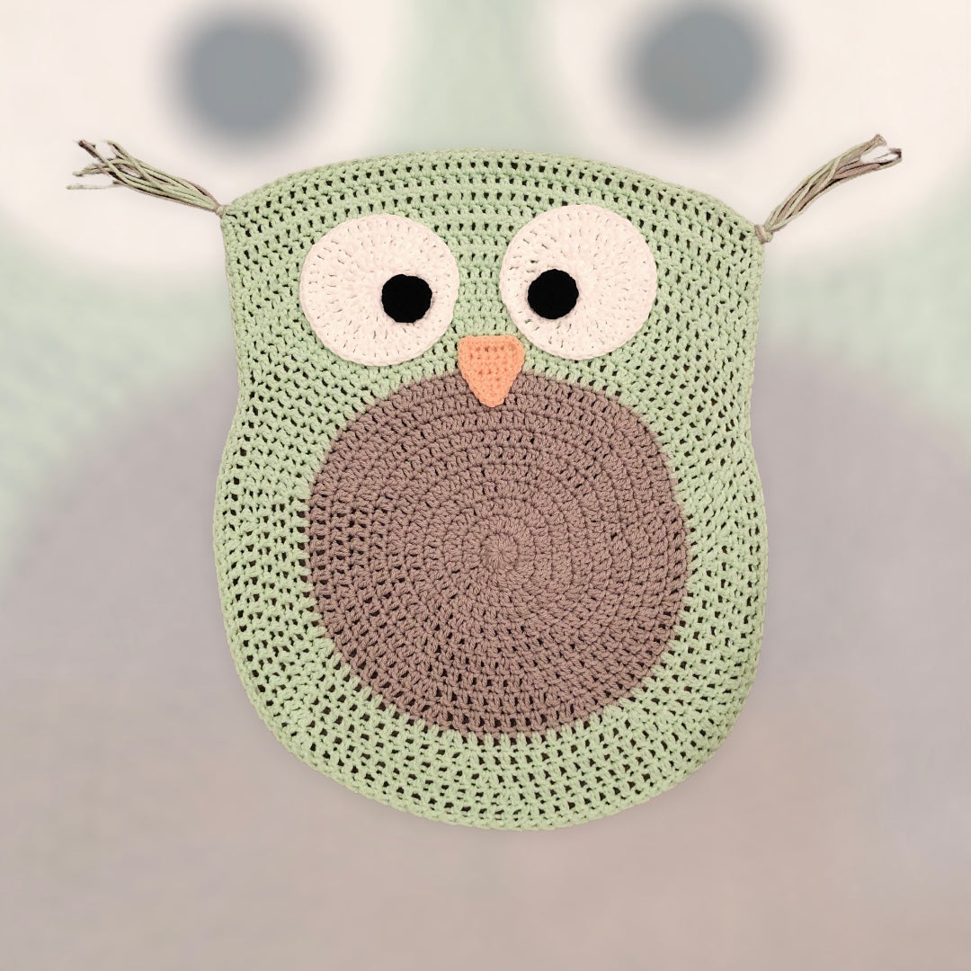 Owl Rug-Green
