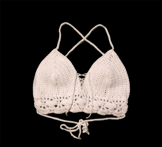 Dahlia Top- White