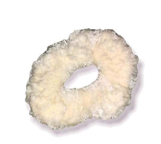 Velvet Srunchies-White