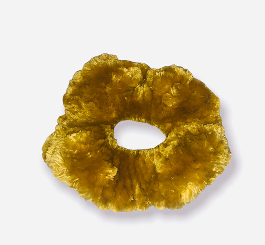 Velvet Srunchies-Yellow
