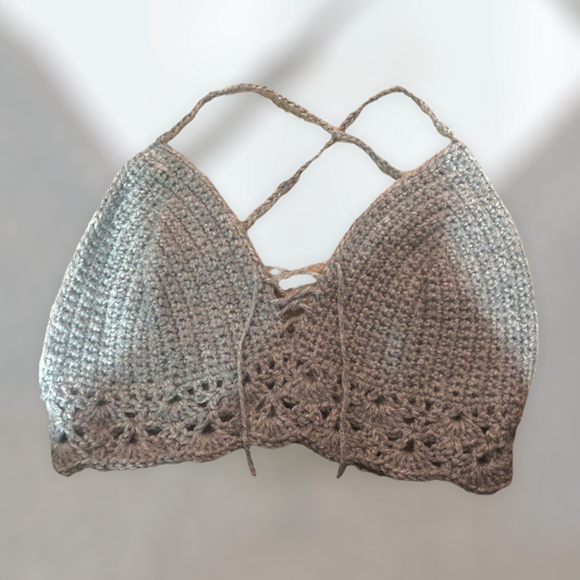 Dahlia Top-Grey