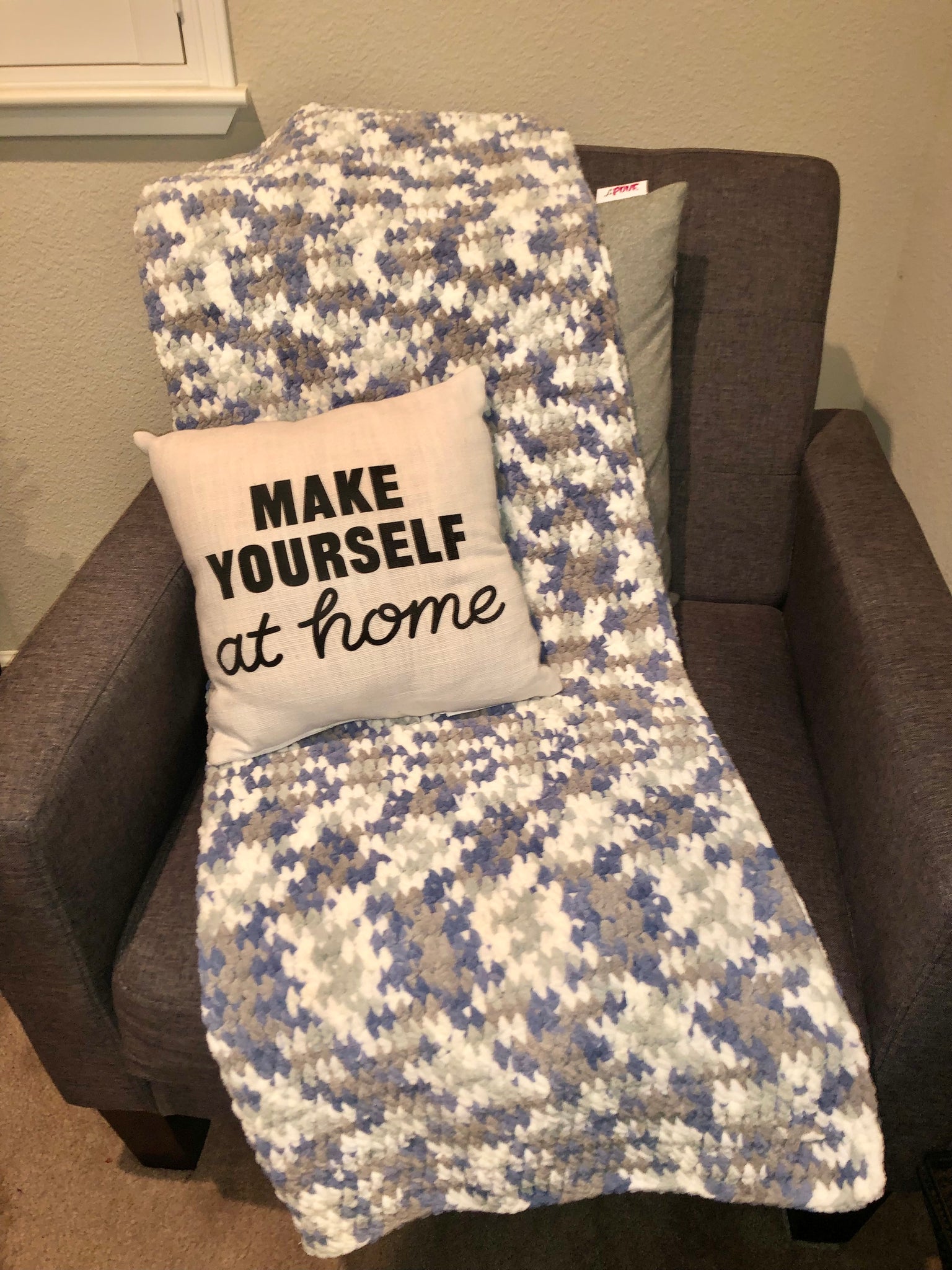 Blue Ombré Blanket